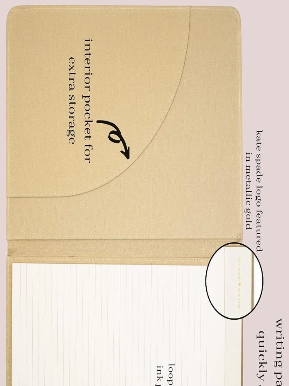 kate spade new york Leatherette Folio, Scatter Dot